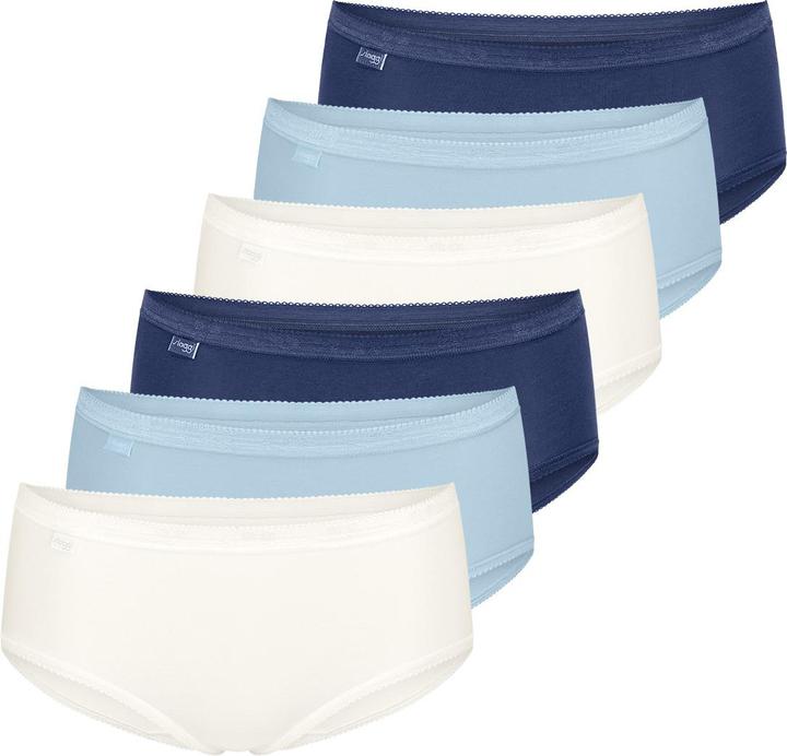 Immagine prodotto Sloggi 6er Pack Basic+ Midi Slip (38, M, confezione da 6)