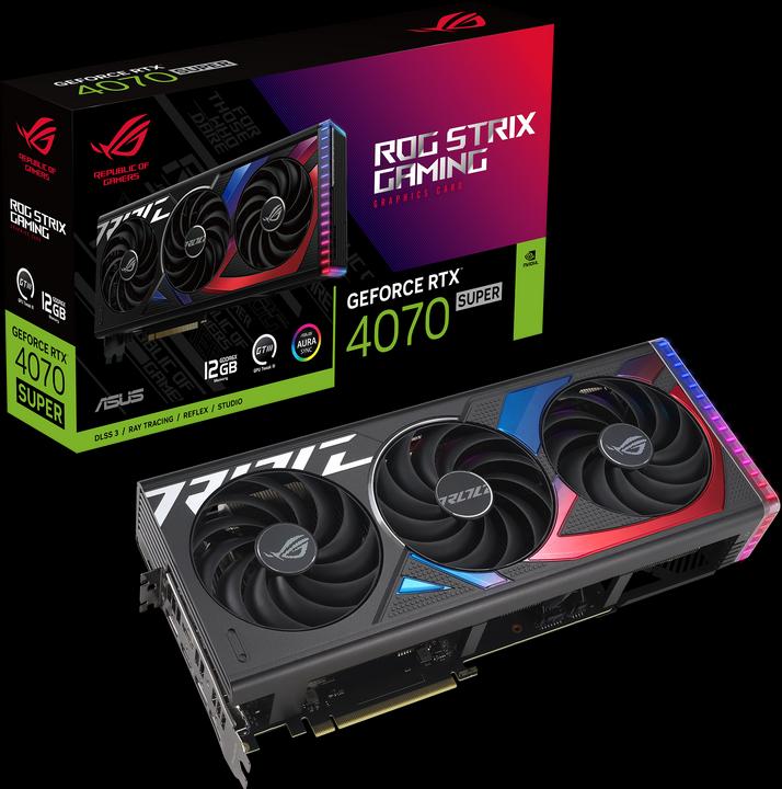 Actual product image ASUS ROG Strix GeForce RTX 4070 SUPER (12 GB)