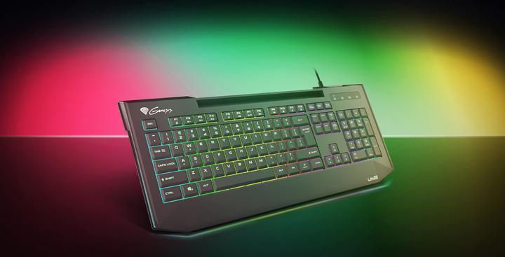 Immagine prodotto Genesis LITH 400 per giochi, retroilluminazione LED RGB, USA, nero, con cavo (Ing. Int., Cablato)
