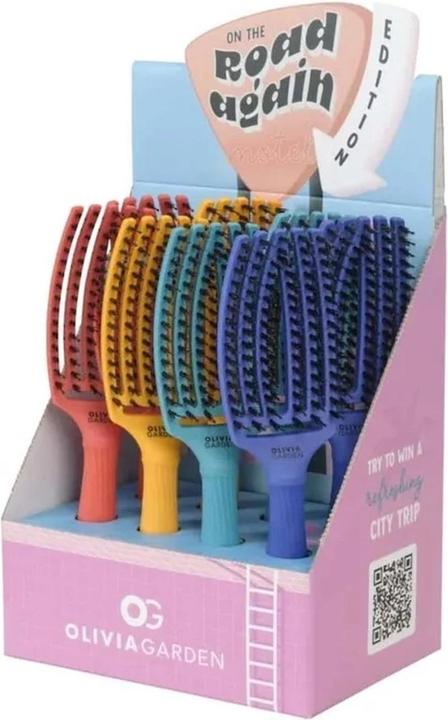 Produktbild Olivia Garden Fingerbrush Combo wieder auf der Strasse Borstel - limitierte Ausgabe - Diplayset 8 Stu (Körperpuder)