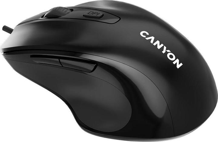 Actual product image Canyon Computer mouse mouse M-6 Wired Black (Wireless)