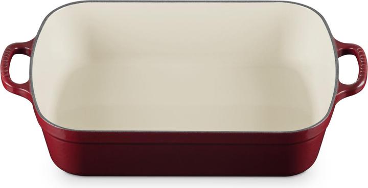 Actual product image Le Creuset Cast iron roasting pan SIGNATURE Garnet