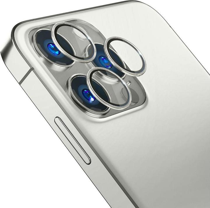 Produktbild 3MK iPhone 14 Pro/14 Pro Max - Lens Protection Pro Silver (1 Stück, Apple iPhone 14 Pro, Apple iPhone 14 Pro Max)