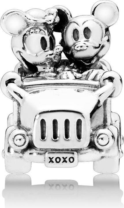 Image du produit Pandora Charme de voiture ancienne Disney Mickey & Minnie (Argent)