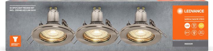 Produktbild Ledvance Led Spot Set Recess (230 lm, GU10)