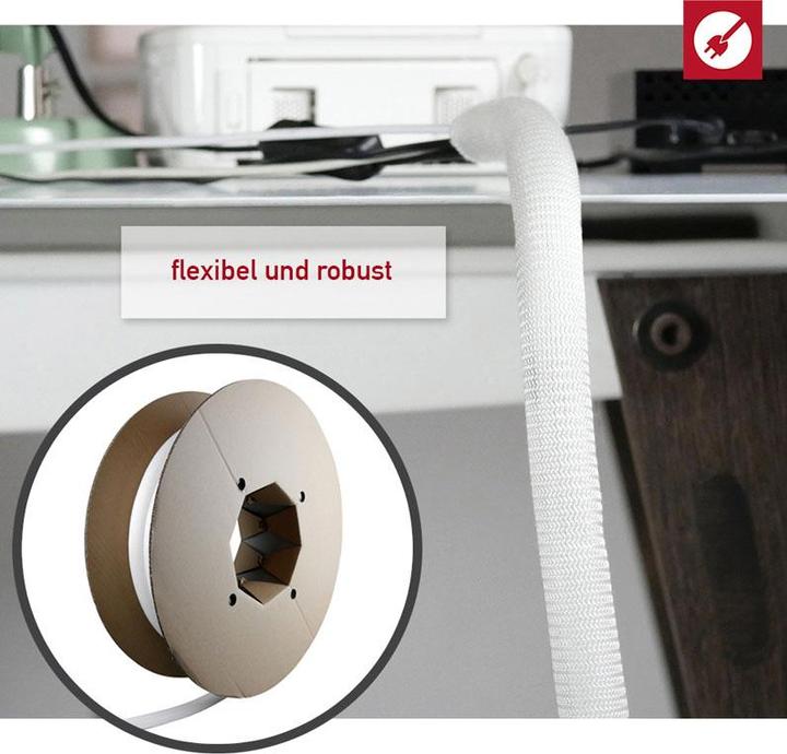 Immagine prodotto Label-the-cable Kabelschlauch (Tubo cavi, 2500 cm)