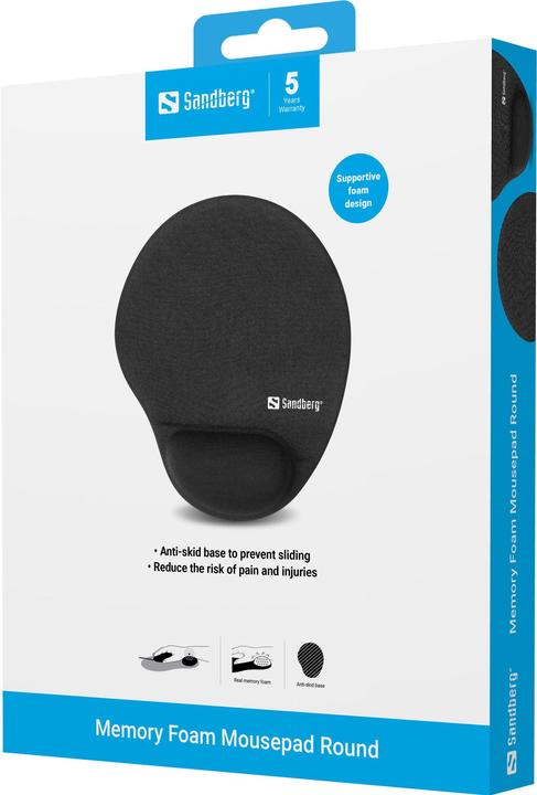 Productafbeelding Sandberg Memory Foam Mousepad Rond (S)