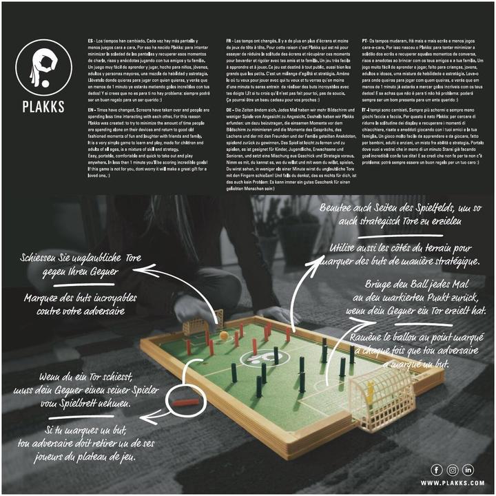 Produktbild Plakks Das Fussball-Brettspiel