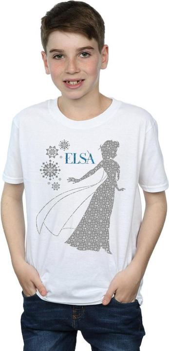 Image du produit Disney - T-shirt FROZEN ELSA CHRISTMAS SILHOUETTE - Garçon (116)