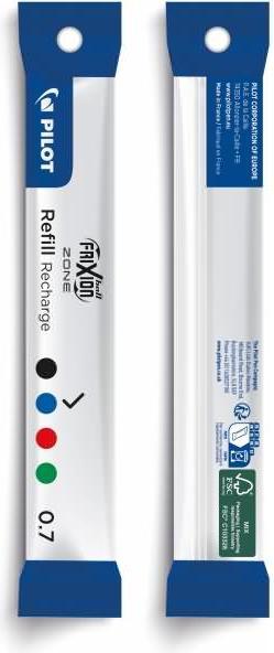 Immagine prodotto Pilot FriXion Ball Zone Ricarica 0,7 (Mine di ricambio, Blu, 0.35 mm)