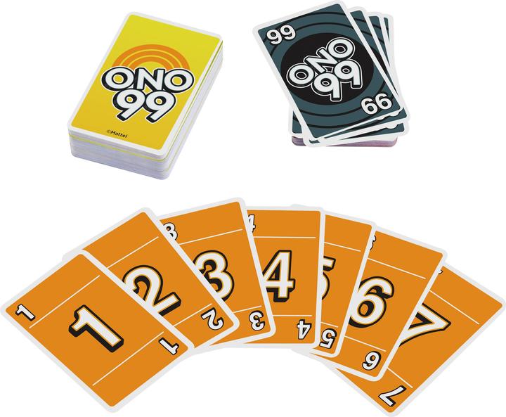 Produktbild Mattel Games O'NO 99 Kartenspiel (Deutsch, Französisch, Italienisch, Englisch)