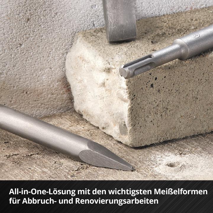 Produktbild Einhell SDS-Plus Meissel-Set 247200, 250 mm, 3-teilig (250 mm)