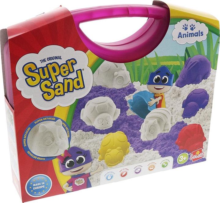 Actual product image Goliath Toys Super sand animals in suitcase