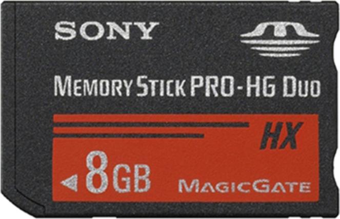 Image du produit Sony Memory Stick Pro-HG Duo (8 Go, Memory Stick Pro HG Duo)