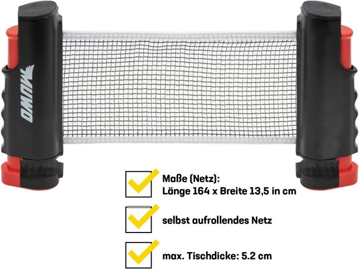 Produktbild Muwo 2er-Set Tischtennisschläger mit Netz