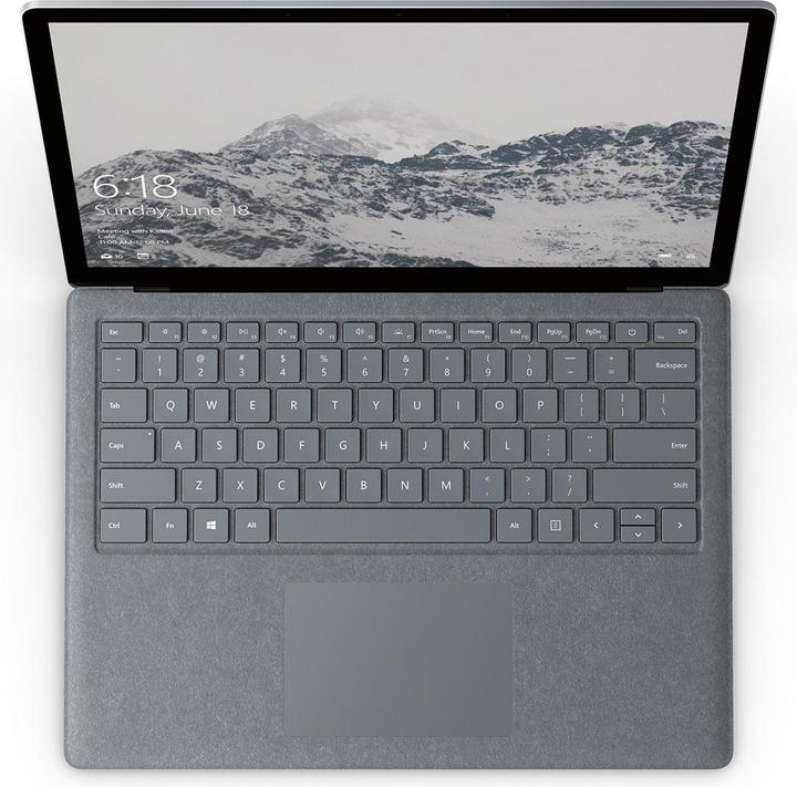 Image du produit Microsoft Surface Laptop, Platinum, SSD 256 Go (13.50", Intel Core i7-7660U, 8 Go, 256 Go)