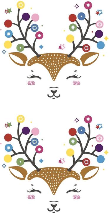 Actual product image Paper + Design Handkerchiefs Colourful Deer