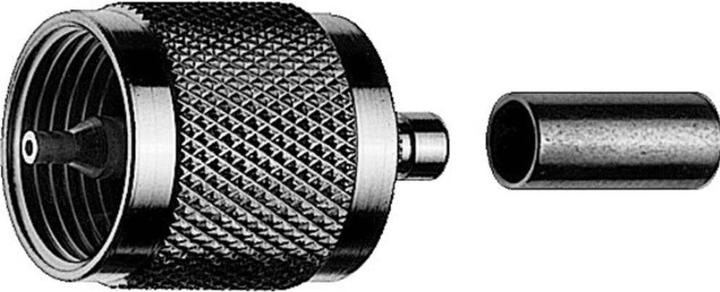 Telegärtner UHF cable connector crimp G02 crimp/crimp, B0606, G02 (RG-59 B/U)