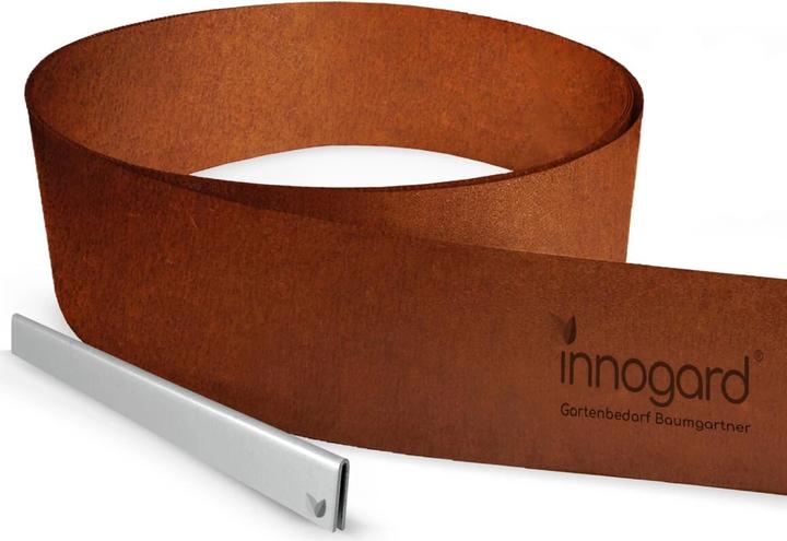 Produktbild Innogard Rasenkantenband Corten 25 cm Höhe 10 m Länge (1000 cm)