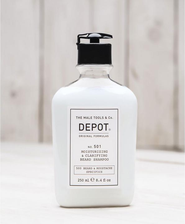 Immagine prodotto Depot - N° 501 Shampoo barba idratante e chiarificante 250 ml (250 ml, Shampoo liquido)