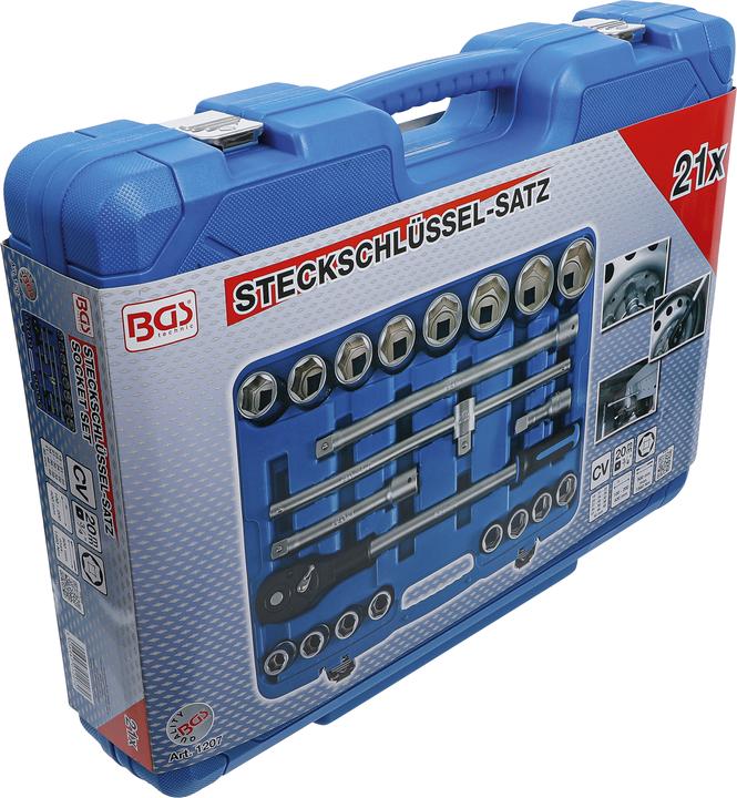 Image du produit BGS Socket Set | 20 mm (3/4") Drive | 21 pcs. (3/4")