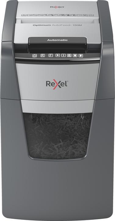 Rexel Aktenvernichter Optimum AutoFeed+ 150M Mikroschnitt 2 x 15 mm 44 l Blattanzahl (max.): 150 Sicher (Microschnitt)