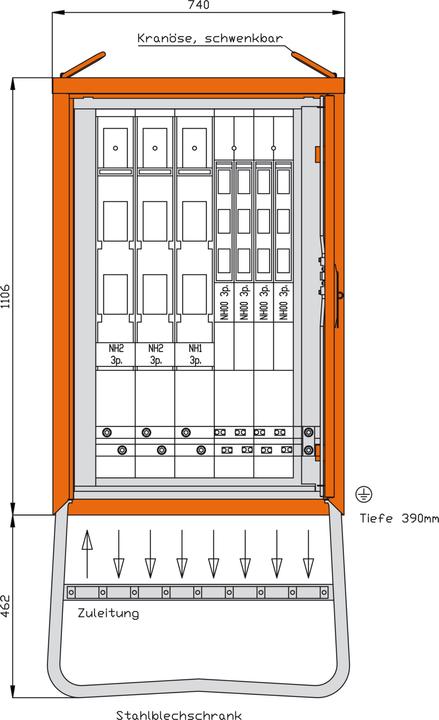 Image du produit Walther Werke WAL WGV0082 Distributeur de groupe 277 kVA (Répartiteur)