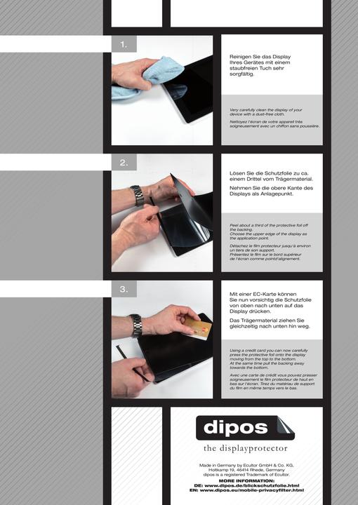 Actual product image Dipos Screen Protector 2-Way Anti-Shock (1 Piece, Ulefone Armor X12 Pro)