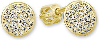 Actual product image Brilio Glittering gold stud earrings 745 239 001 00622 0000000