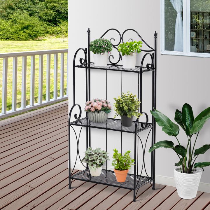 Image du produit Outsunny Étagère de jardin avec 3 étagères