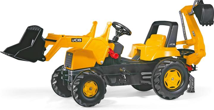 Chargeuse-pelleteuse JCB Trac avec chargeur frontal et pelleteuse