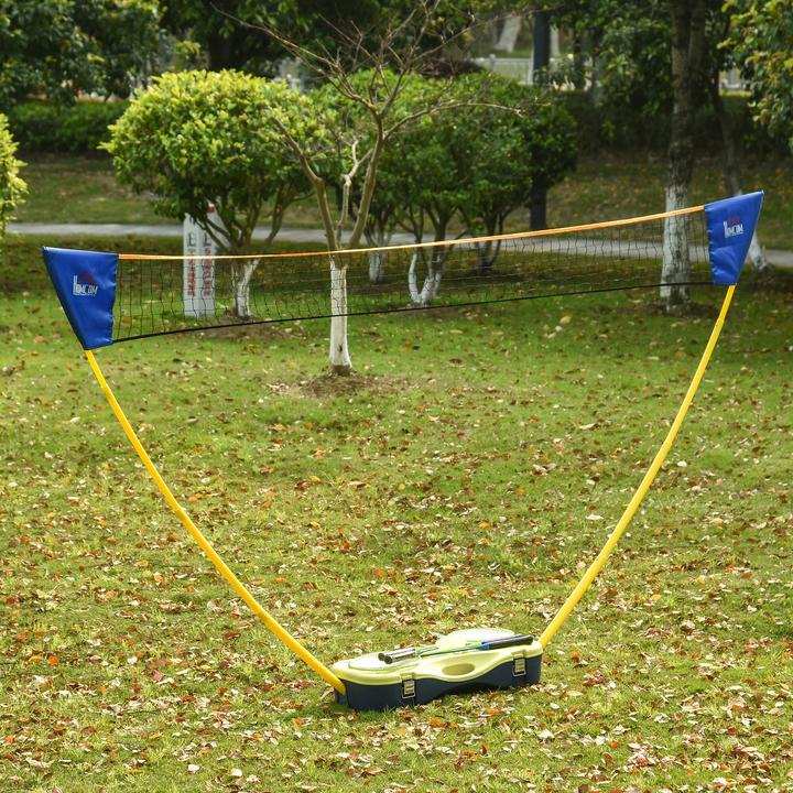 Actual product image Homcom Badminton net with 4 rackets