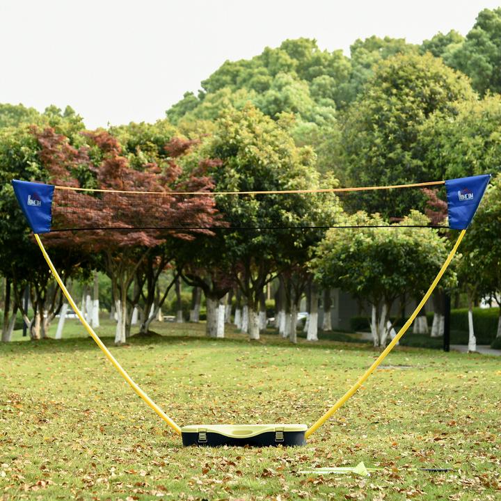 Actual product image Homcom Badminton net with 4 rackets