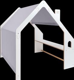 Produktbild Activity Board Weisses Holzhaus mit blauem Dach