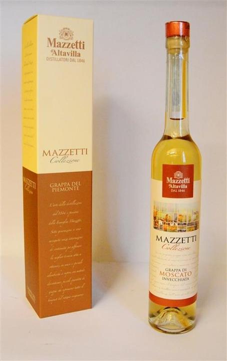 Produktbild Mazzetti d'Altavilla Grappa di Moscato invecchiata Piemonte (1 x 10 cl)