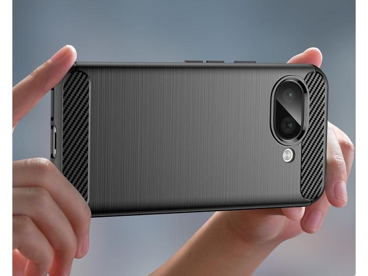 Image du produit Screenguard Carbon Brushed Soft TPU Hülle (Google Pixel 9a)