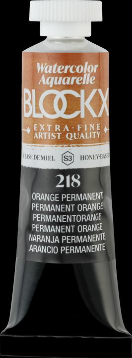 Actual product image BlockX Extra Fine Watercolour Tube (Permanent orange)