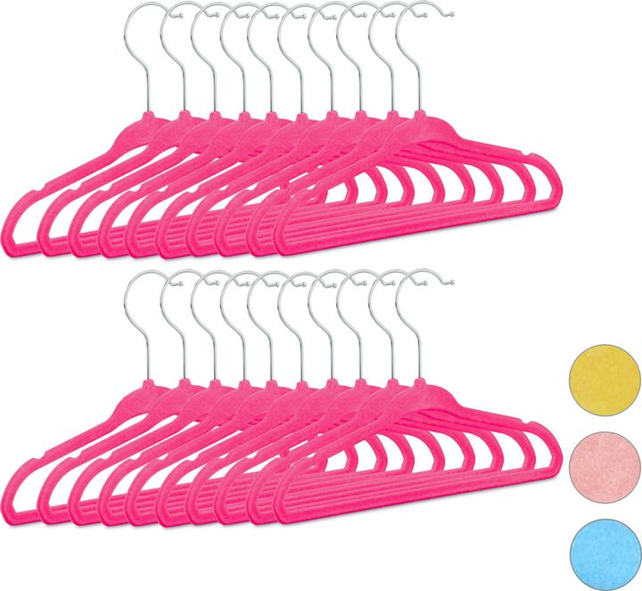 Image du produit Relaxdays Cintres enfants pack de 20 (20 x)