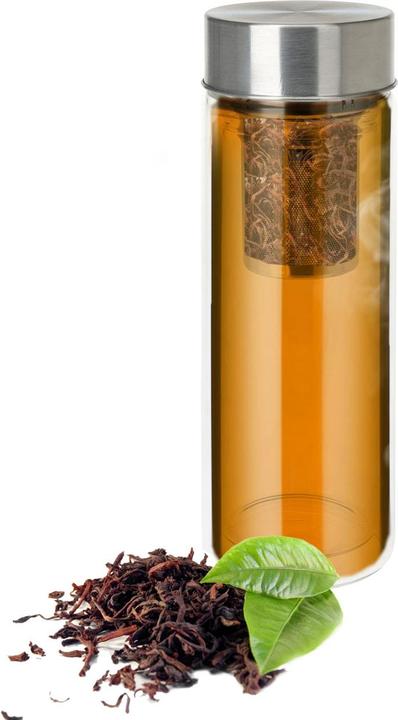 Produktbild Excellent Houseware Glas-Trinkflasche mit Siebeinsatz (0.30 l)