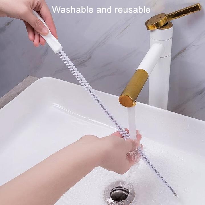 Actual product image Drain cleaning brush Siphon brush Pipe brush Hair trap brush Flexible (1 pcs.)
