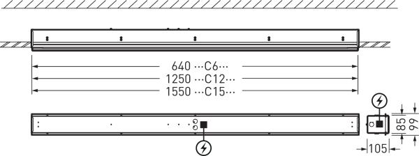 Produktbild Trilux 4401 G2 C6 DW IP 10- (1000 lm)