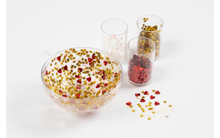 Image du produit Creativ Company Kit de bricolage boules de Noël paillettes