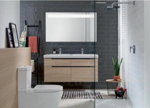 Image du produit Villeroy & Boch V&B Armoire lavabo double SUBWAY 2.0 1300x470mm, avec PLC blanc (470 mm, 1300 mm)