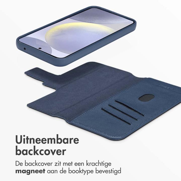 Image du produit Accezz Leather Bookcase 2-in-1 met MagSafe Samsung Galaxy S24 Plus - Nightfall Blue (Samsung Galaxy S24+)