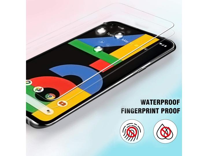 Immagine prodotto Screenguard Google Pixel 4a Pellicola protettiva in vetro Custodia Design amichevole (1 Pezzo/i, Google Pixel 4a)