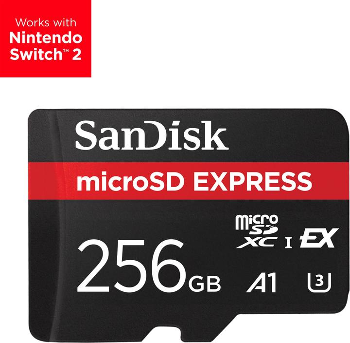 Image du produit SanDisk Express (256 Go, microSD Express, U3, UHS-I)