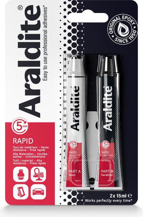 Actual product image Araldite Rapid adhesive, tube (40 g, 30 ml)