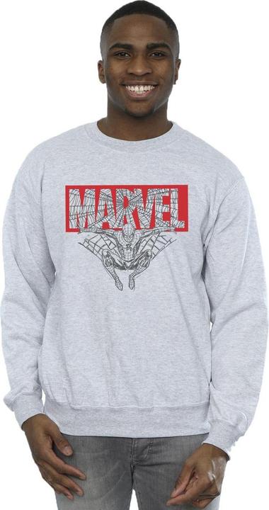 Produktbild Spider Man Logo Red Sweatshirt (XXL)