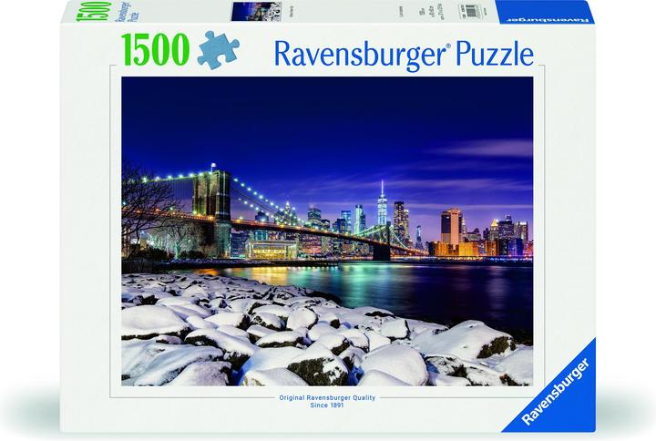 Actual product image Ravensburger New York en hiver (1500 pieces)