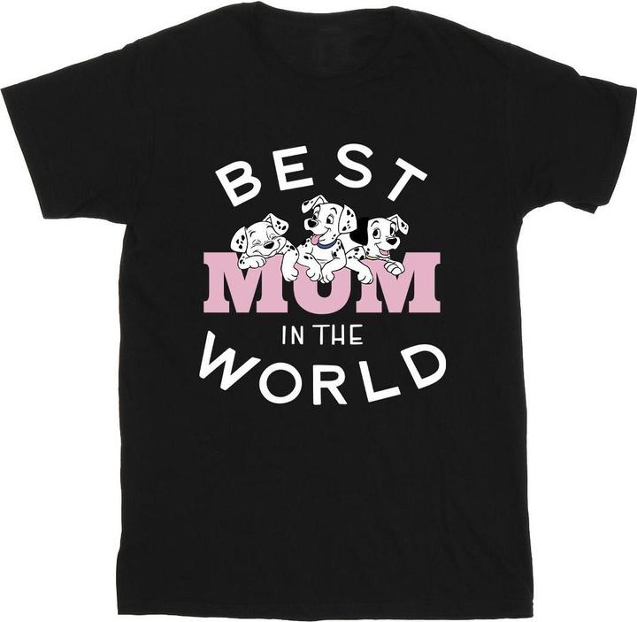 Actual product image Disney Mens 101 Dalmatians Best Mum In The World T-Shirt (L)